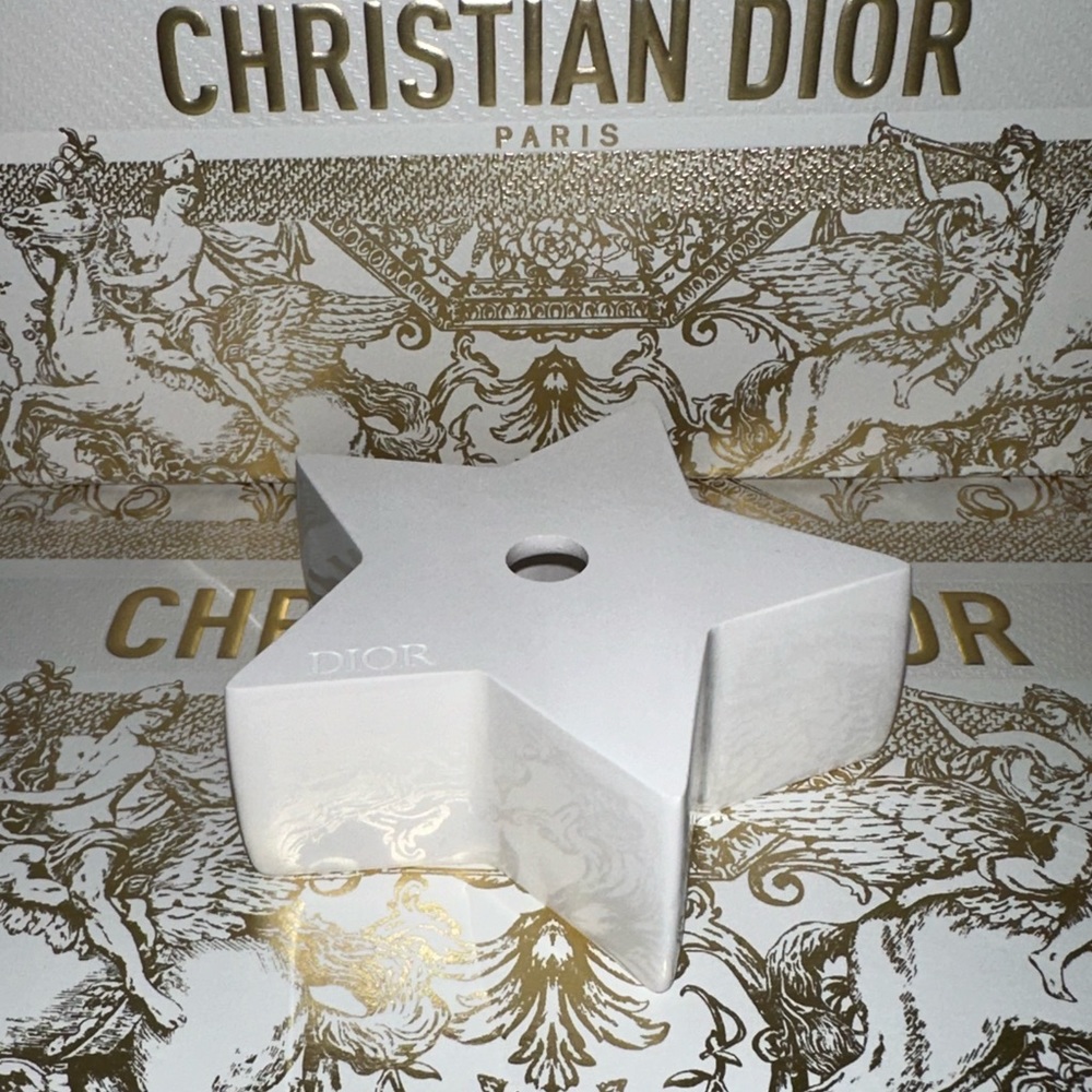 New Christian Dior Ceramic Perfumable Paperweight Star
